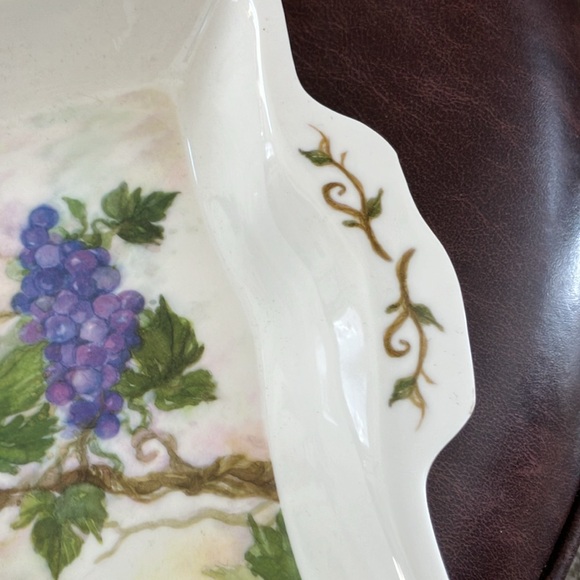 Keller Charles- grape Artis,Melamine Serving Tray- Fruit, 13x8 lot of 2! - Picture 3 of 5